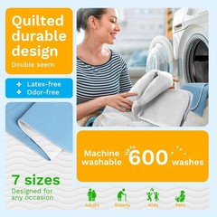 Durable 34×36 Washable Underpads – Multi-purpose Pads for Pet and Elder Care