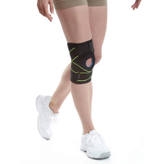 Bodyprox Unisex Knee Brace w/ Stabilizers & Patella Gel Reg & Strap Regular NEW
