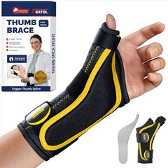 Ergonomic Thumb Brace Left Hand – Support for Trigger Thumb & Carpal Tunnel, S/M
