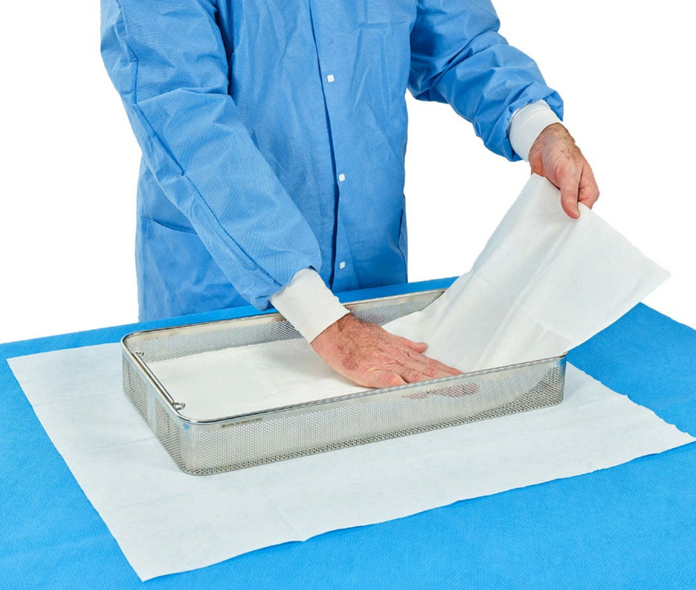 Halyard Sterilization Tray Liner 20″ x 25″ – Low Lint, High Absorbency – 100ct