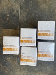 Lot Of 2500 McKesson Tongue Depression Adult 6” MFG#24-202