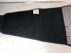 Curad Back Support Brace w/ Dual-Pulley System Small Medium Waist (28-36) BLACK