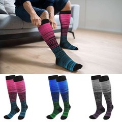 Plus Size Compression Socks Calf Sleeve Men Women Extra Wide 15-20mmHg 2XL-4XL