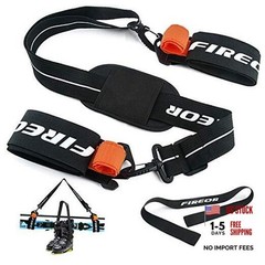 Ski Carrier Strap, Snowboard, Pole and Boot Carry Sling Strap Durable Plastic