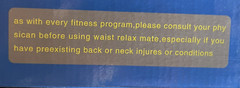 Waist Relax Mate Multi-Level Back Stretching Device Lower and Upper Pain Relief