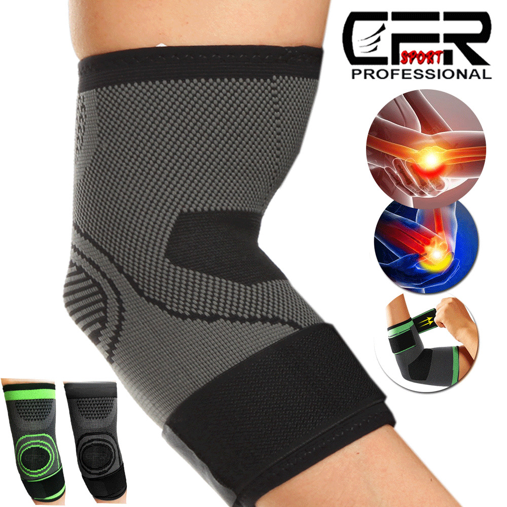 Tennis Golf Elbow Support Brace Compression arm Arthritis Tendonitis Pain Relief