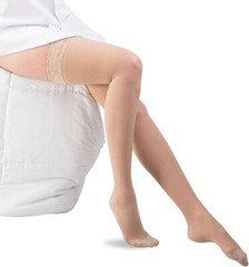 Dr. Comfort Women’s Select Sheer Thigh Highs – 15-20 & 20-30 mmHg -Silicone Lace