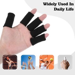 10 Pcs Finger Sleeves Finger Compression Protectors Elastic Finger Covers
