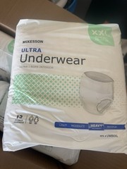 4 Paquetes McKesson Ultra Underwear XXL – Absorción Heavy – Nuevos Sellados (48)