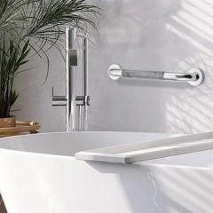 40/50cm Stainless Steel Bathroom Grab Bar Anti Slip Shower Safety Handle Rail