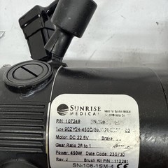 Right Motor 107248 from Sunrise Medical ZM-310 Pediatric Wheelchair