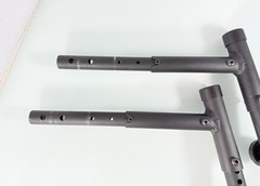 Ki Mobility Focus CR Anti-Tip Assembly Bars (PAIR) Wheelie Bar Stoppers – Black