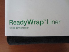 L&R Ready Wrap Liner, Black Garment Sock Calf and Foot Below Knee-S/M/L