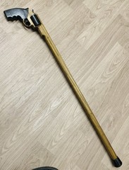 Wooden Cane, Gun Style, Unique Gift, Patriotic, Senior, Handicapped, Handcrafted