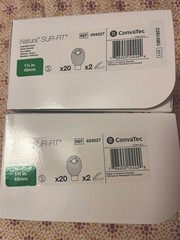 2 Bxs 20 ea ConvaTec Natura Surfit Drainable Ileostomy Ostomy pouch 404027 Sale