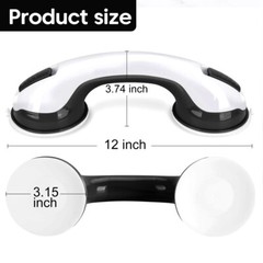 2Pack Shower Grab Bar 12″ Showers Suction Bar Handle Bathroom Safety Grip Handle