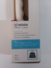 Moen Designer Hand Grip Grab Bar White LR2250DW 9″ 250 lb Weight Capacity