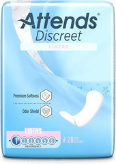 Confidence Discreet 28 Pack Liners – Ultra-Soft Disposable Bladder Control Pads
