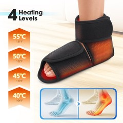 Foot Vibration Revive Massager 4 Intensity Heated & 3 Massage Modes Pain Relief
