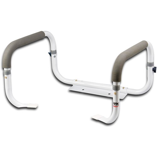 Carex Health Brands Toilet Support Rail in White-B368-00