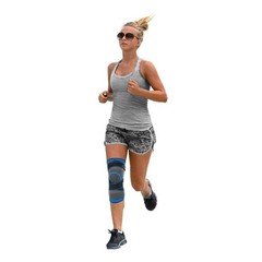 DCF Knee Braces, Sleeve for Men and Women – knee compression 3XL, Blue