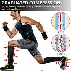 3 Pair Compression Socks Zippered Open Toe 20-30mmHg with Zipper Safe Protection