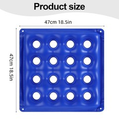 2Pack Inflatable Seat Cushions, Pressure Relief Waffle Cushion, Ideal for Lon…