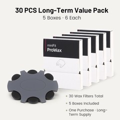 Oticon ProWax MiniFit Wax Guards – 5 Packs (12/18/30 Pcs) Replacement Filters