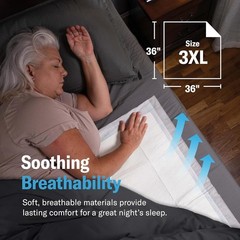 Chucks MAX+ Hospital Bed Pads Disposable Adult 36 x 36 Soft And Breathable Pads