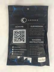 Koprez Unisex Medical Grade Compression Knee Sleeve Blue Large L New