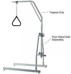 Lumex 2800A Versa-Helper Trapeze Bar with Triangle Versa Coated Handgrip, Gray