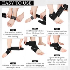 KTSAY Ankle Brace for Sprained Ankle, Ankle Support for Women & Men, Adjustable