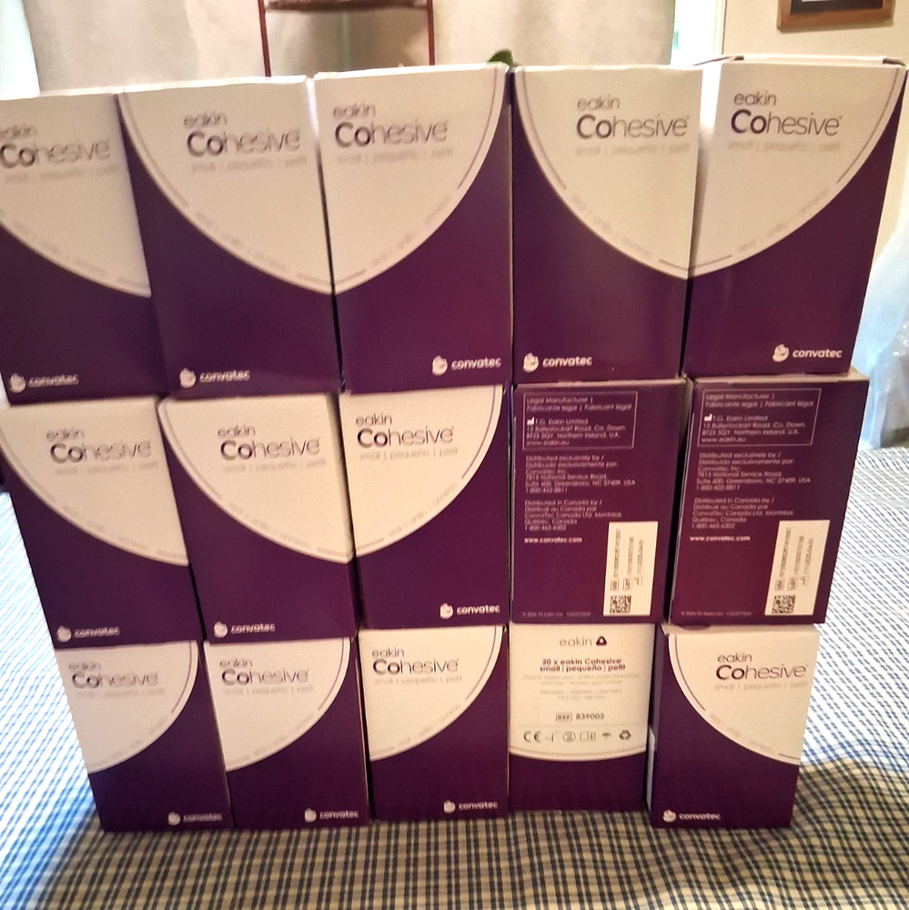 15 BOXES OF EAKIN CONVATEC COHESIVE SEALS 839002