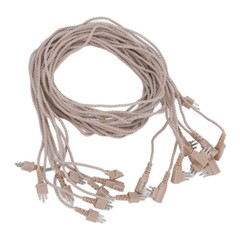10items 3 Pin Hearing Aid Receiver Cable Portable Wear Resistant PVC Hearing