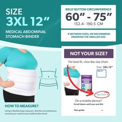 BraceAbility Plus Size Abdominal Binder for Post Surgery Recovery – Bariatric…