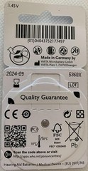 NEW Genuine Power One P10 1.45V Hearing Aid PR70 Batteries EXP. 9/2024