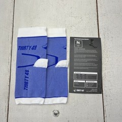 Thirty48 Blue Plantar Fasciitis 1 Pair Compression Socks/Sleeves Adult Size L