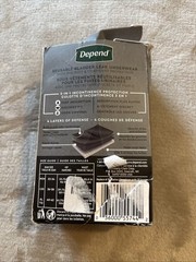 Depend Men’s Incontinence Underwear, Light Absorbency, Medium –Opened Box