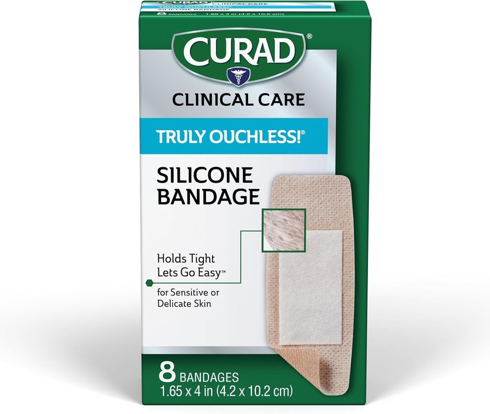 Curad – CUR5003V1 Truly Ouchless Silicone Bandage CUR5003