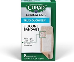 Curad – CUR5003V1 Truly Ouchless Silicone Bandage CUR5003