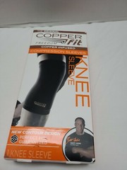 The Original Copper Fit Infused Compression Knee Sleeve Unisex L