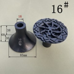 1PC Black/Gray Tire Rubber Tips Cane Crutch Chair Non-Slip Foot Pad Crutch Head
