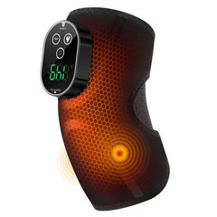 Cordless Heated Massage Elbow Brace Wrap 3000mAh Rechargeable Timer Heating Pad