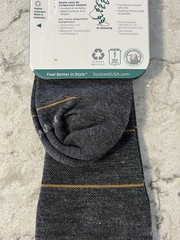 SockWell Circulator Men’s Moderate Graduated Compression Socks Charcoal Sz M-L