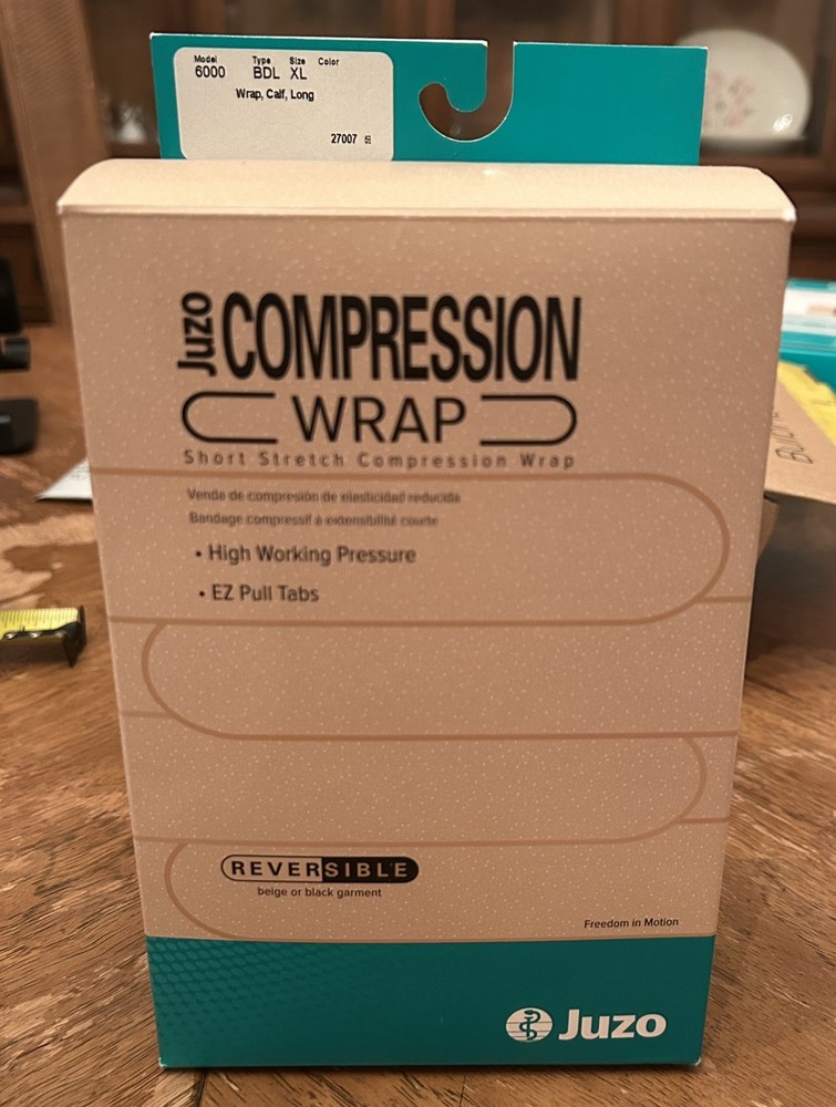 Juzo 6000 Compression Wrap-Calf Segment-Long-XL REVERSIBLE