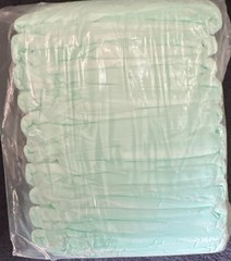 20 Disposable Incontinence Pads Light Green White Unisex Pack