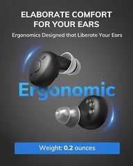 Pair Rechargeable Digital Invisible Hearing Aids Sound Voice Amplifier Mini ITE