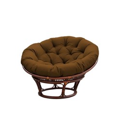 Thick Overstuffed Papasan Cushion for Indoor/Outdoor Hanging Swing Seat Pad