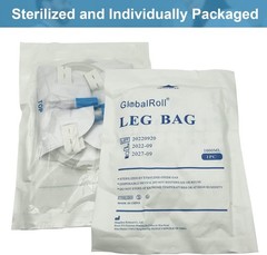 1000 mL Leg Urinary Drainage Bag with Adjustable Bands for Comfort and Safety