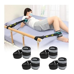 4pcs Medical Bed Limb Holders Restraints for Hands, Feet, Ankles & Arms